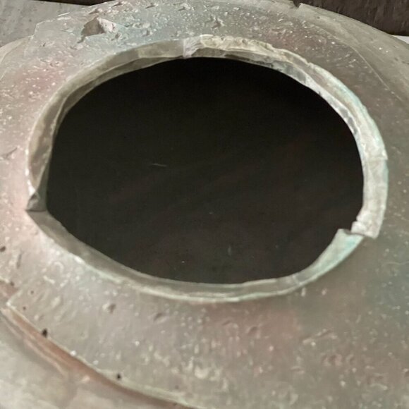 Steven Kaye Navajo Signed Hand Carved Hand Made Hanging Planter Southwestern - Picture 6 of 10